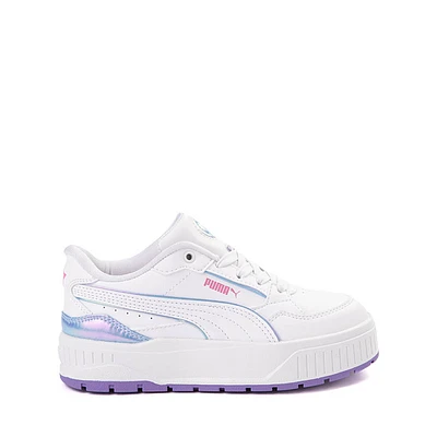 PUMA Karmen II IDOL Bouncy Sky Sneaker - Little Kid / Big White Lavender Alert