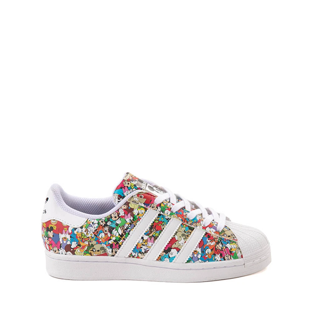 adidas Originals x Disney® Where's Mickey Superstar Athletic Shoe - Big Kid Wonder White