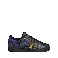 adidas Originals x Disney® Mickey Mouse Superstar Athletic Shoe - Big Kid Core Black / White Yellow