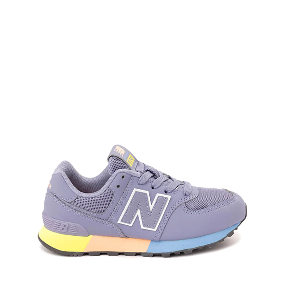 New Balance 574 Athletic Shoe - Little Kid Astral Purple / Clear Yellow