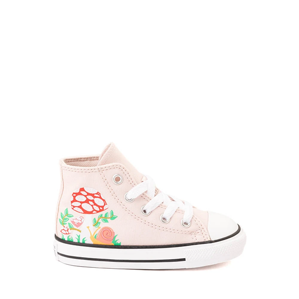 Converse Chuck Taylor All Star Hi Mushroom Garden Sneaker - Baby / Toddler Blush Hush