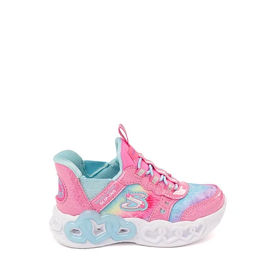Skechers Slip-ins®: Infinite Heart Lights Sneaker - Toddler Pink / Multicolor