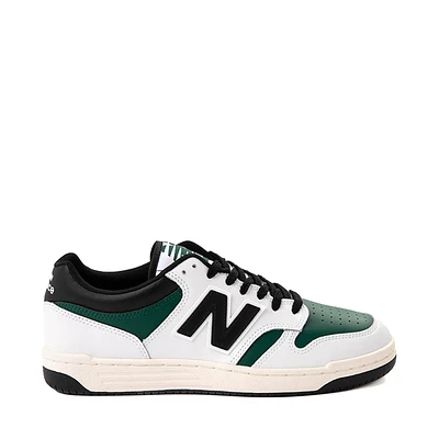 New Balance 480 Athletic Shoe - White / Marsh Green Black