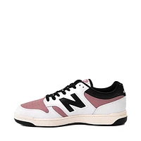 New Balance 480 Athletic Shoe - White / Rosewood Black