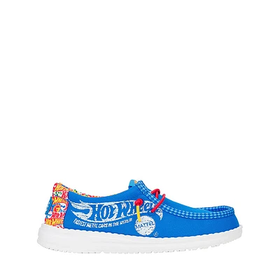 HEYDUDE x Hot Wheels&trade Wally Slip-On Casual Shoe - Little Kid / Big Kid - Blue