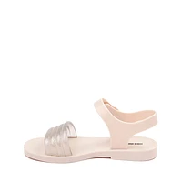 Mini Melissa Mar Wave Sandal - Little Kid / Big Beige Glitter