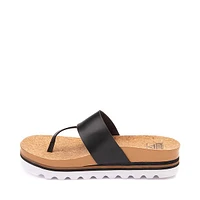 Womens Reef Cushion Sol Hi Sandal - Black / Tan