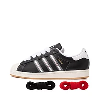 Mens adidas x Korn Superstar Athletic Shoe - Core Black / Translucent Better Scarlet