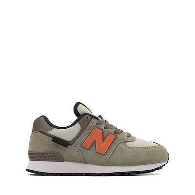 New Balance 574 Athletic Shoe - Little Kid Dark Olivine / Infield Clay