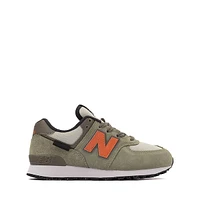 New Balance 574 Athletic Shoe - Little Kid Dark Olivine / Infield Clay