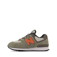 New Balance 574 Athletic Shoe - Little Kid Dark Olivine / Infield Clay
