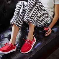 Womens HEYDUDE x Coca-Cola Wendy Slip-On Casual Shoe - Red