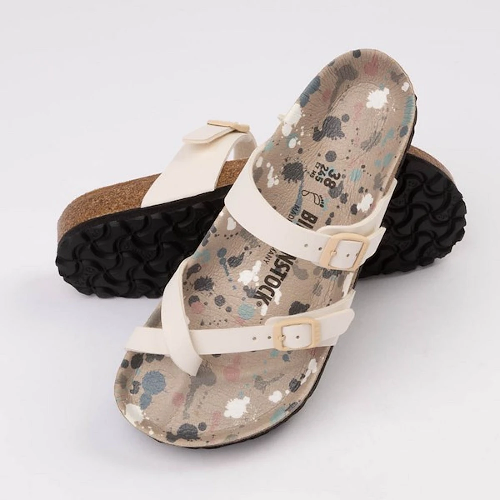 Womens Birkenstock Mayari Slide Sandal - Eggshell