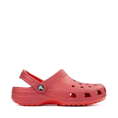 Crocs Classic Glitter Clog - Cherry Red