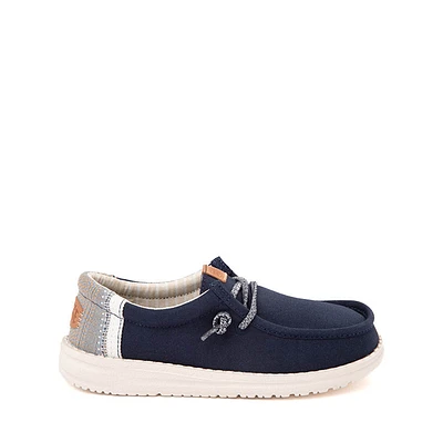 HEYDUDE Wally Everyday Essentials Slip-On Casual Shoe - Little Kid / Big Dark Navy