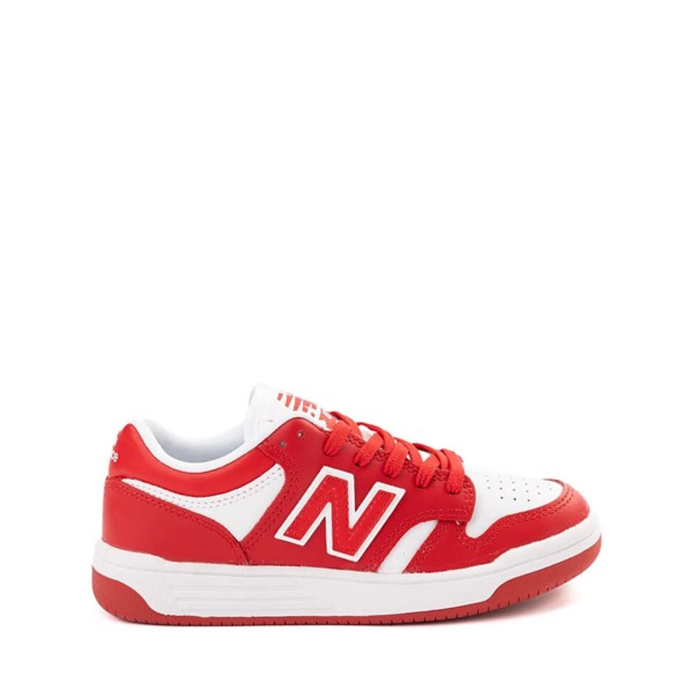 New Balance 480 Athletic Shoe - Big Kid - Team Red / White