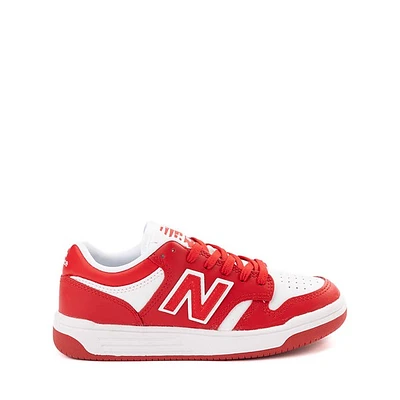 New Balance 480 Athletic Shoe - Big Kid - Team Red / White