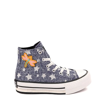 Converse x Coraline Chuck Taylor All Star EVA Lift High-Top Sneaker - Little Kid Dark Blue