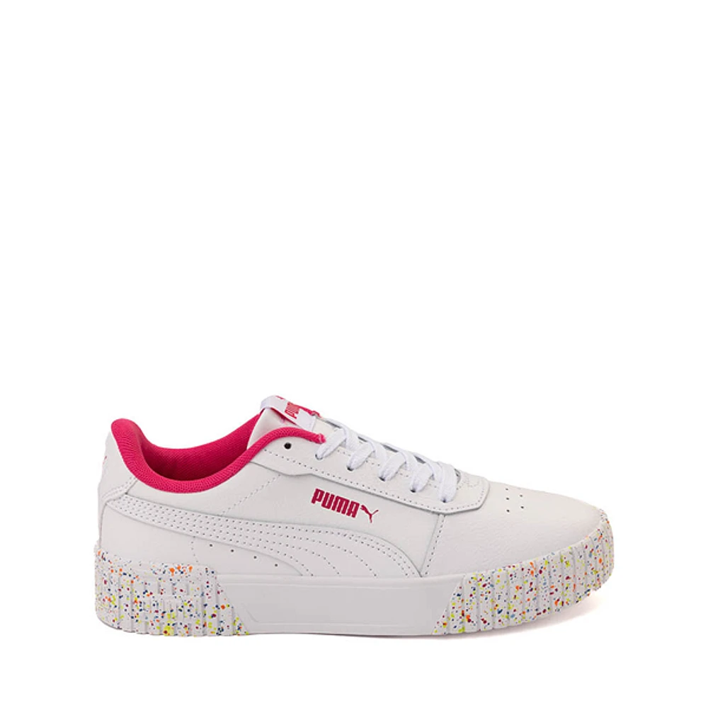 PUMA Carina 2.0 Bonbon Athletic Shoe - Big Kid - PUMA White / Pink