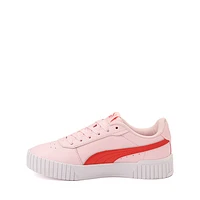 PUMA Carina 2.0 Athletic Shoe - Little Kid / Big Kid - Whisp Of Pink / Active Red / PUMA White