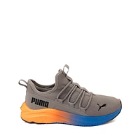 PUMA One4All Fade Slip-On Athletic Shoe - Little Kid / Big Kid - Stormy Slate / Cool Cobalt / Ultra Orange