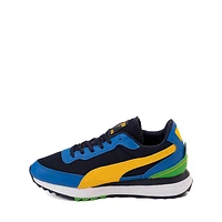 PUMA Road Rider Athletic Shoe - Big Kid Navy / Yellow Sizzle