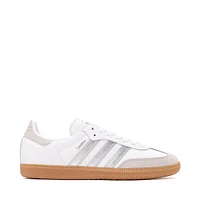 Womens adidas Samba OG Athletic Shoe - White / Silver / Gum