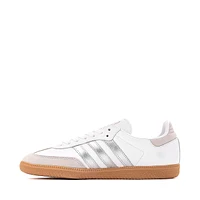 Womens adidas Samba OG Athletic Shoe - White / Silver / Gum