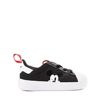 adidas x Disney Adifom Superstar 360 Mickey Mouse Athletic Shoe - Little Kid - Core Black / White / Better Scarlet