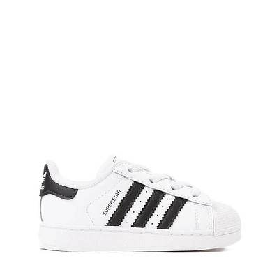 adidas Superstar II Elastic Lace Athletic Shoe - Baby / Toddler White Core Black