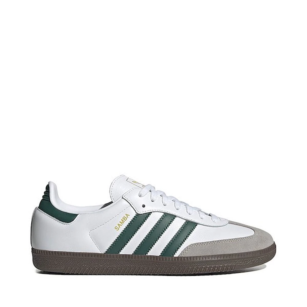 adidas Samba OG Athletic Shoe - Cloud White / Collegiate Green Clear Granite