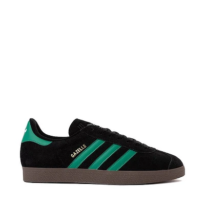 Mens adidas Gazelle Athletic Shoe - Black / Court Green Gum