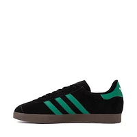 Mens adidas Gazelle Athletic Shoe - Black / Court Green Gum