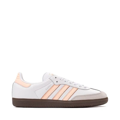 Womens adidas Samba OG Athletic Shoe - White / Clear Orange Semi Coral Gum
