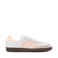 Womens adidas Samba OG Athletic Shoe - White / Clear Orange Semi Coral Gum