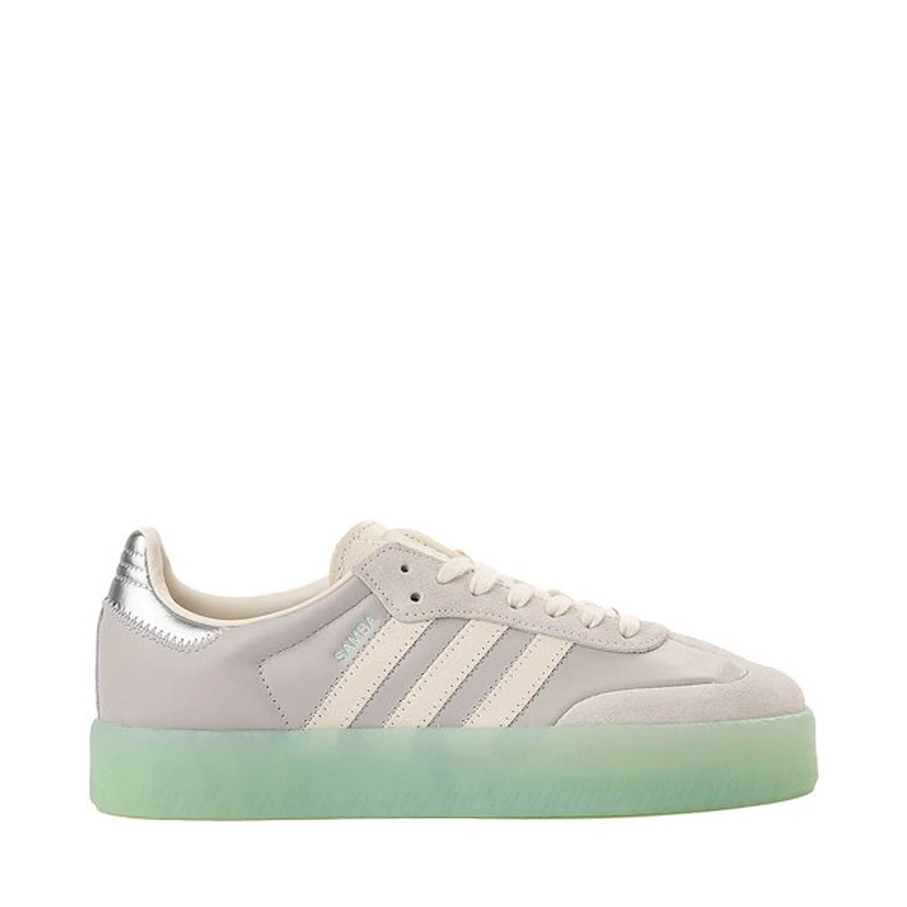 Womens adidas Sambae Athletic Shoe - Grey / Cream White Clear Mint
