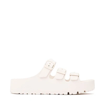 Womens Papillio by Birkenstock® Florida EVA Flex Platform Slide Sandal - Eggshell