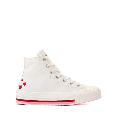 Converse Chuck Taylor All Star Lift Love Me Lots High-Top Sneaker - Big Kid White