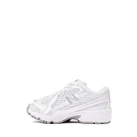 New Balance 740 Athletic Shoe - Baby / Toddler - White / Silver Metallic