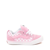 Vans Knu Skool Checkerboard Skate Shoe - Big Kid - Pink / White