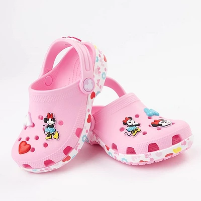 Disney Crocs Minnie Mouse & Friends Classic Clog - Baby / Toddler Pink
