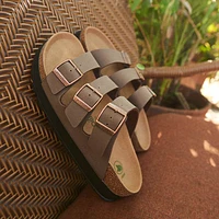 Womens Papillio by Birkenstock® Florida Flex Platform Slide Sandal - Mocha