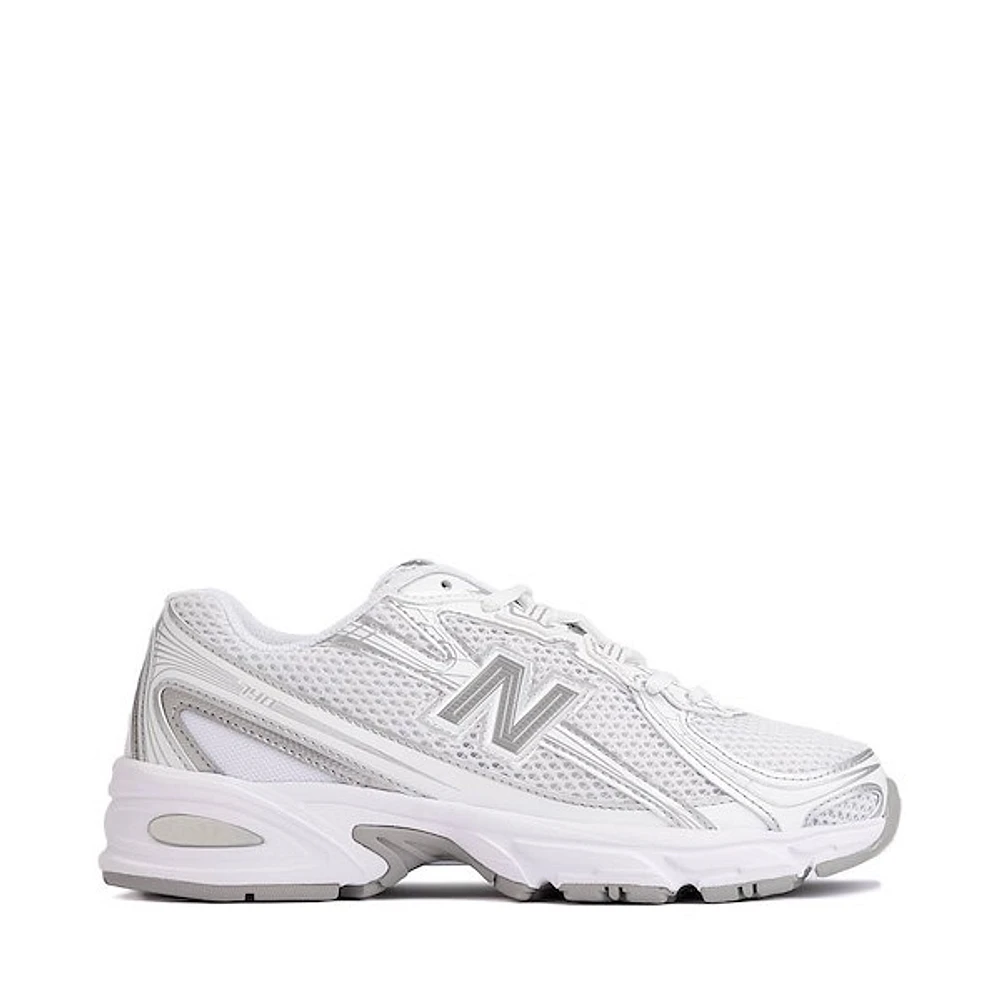 New Balance 740 Athletic Shoe - White / Shadow Grey Silver Metallic