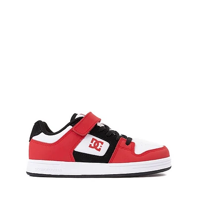 DC Manteca 4 Elastic Skate Shoe - Little Kid / Big Red Black White