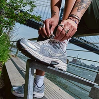 Womens Saucony Ride Millennium Athletic Shoe - Silver / Cream