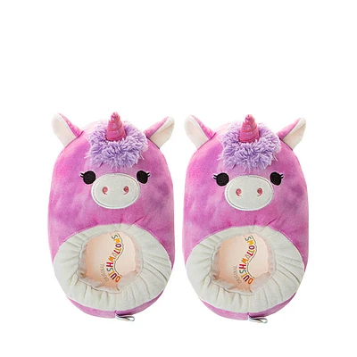 Squishmallows Lola The Unicorn Plush Slipper - Little Kid / Big Kid - Berry Purple