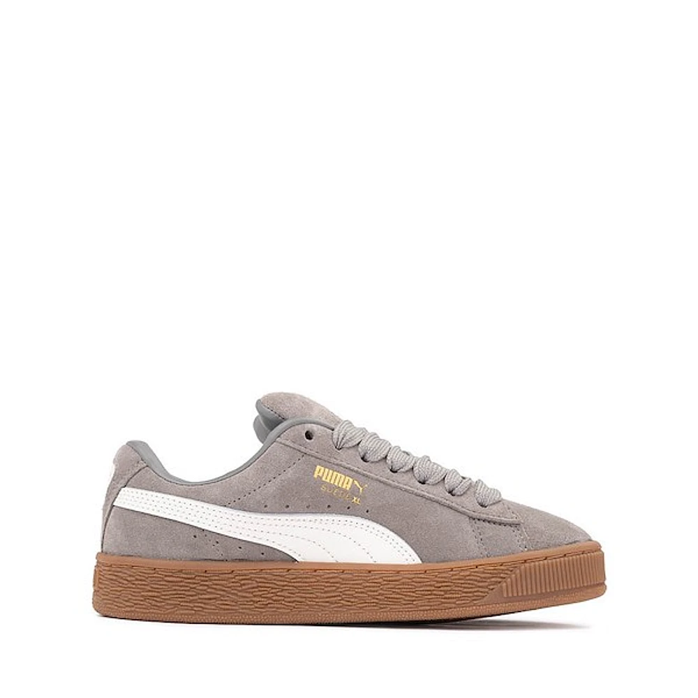 PUMA Suede XL Sneaker - Big Kid Gray / White