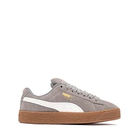 PUMA Suede XL Sneaker - Big Kid Gray / White