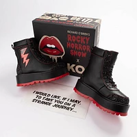 Womens Rocky Horror Show x KOI Time Warp Boot - Black / Red