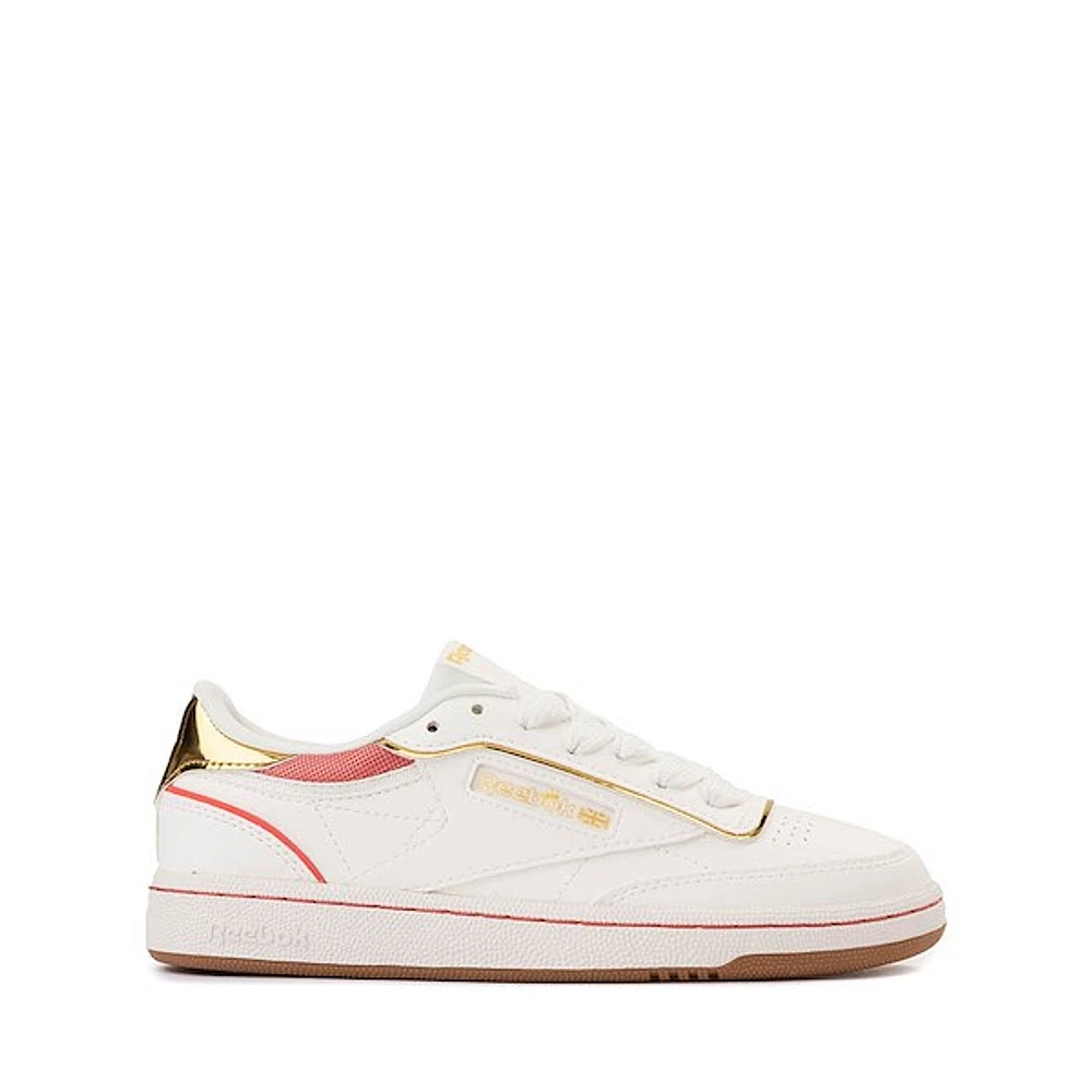 Reebok x Angel Reese Club C Athletic Shoe - Big Kid Chalk / Sunset Coral